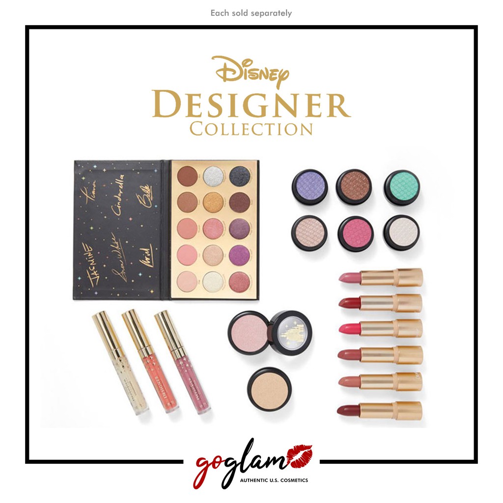 Colourpop X Disney Designer Collection Eyeshadow Palette Lux Lipstick Gloss Highlighter