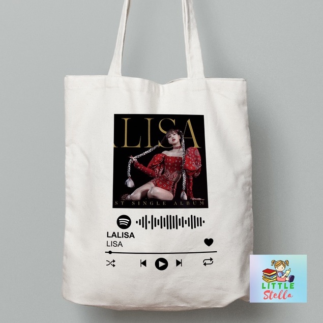 LALISA SPOTIFY TOTEBAG | Shopee Philippines