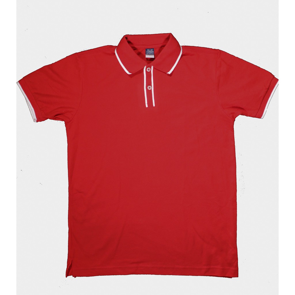 Blue Corner Premium Cotton Men Penguin Redpolo Shirts Shopee Philippines