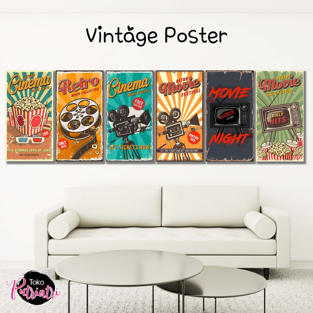 Vintage Poster Vintage Wall Decore Shopee Philippines