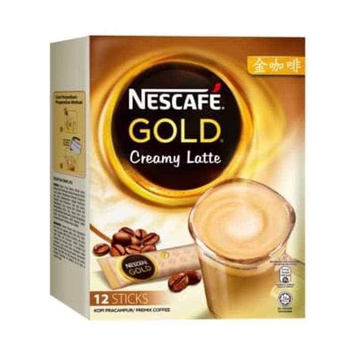 Nescafe Gold Creamy Latte Premix Coffee 12sx34g | Shopee Philippines