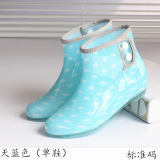 green short rain boots