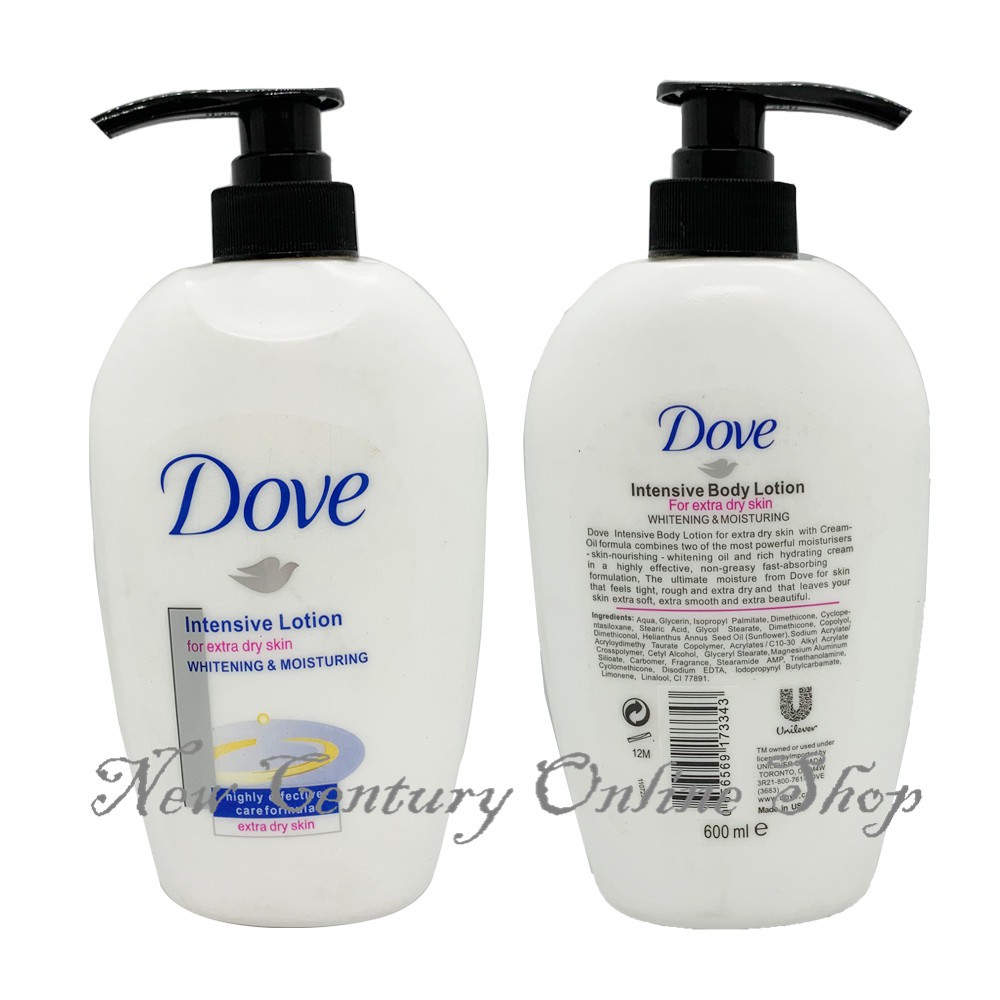 Dove Intensive Lotion 600ml Shopee Philippines