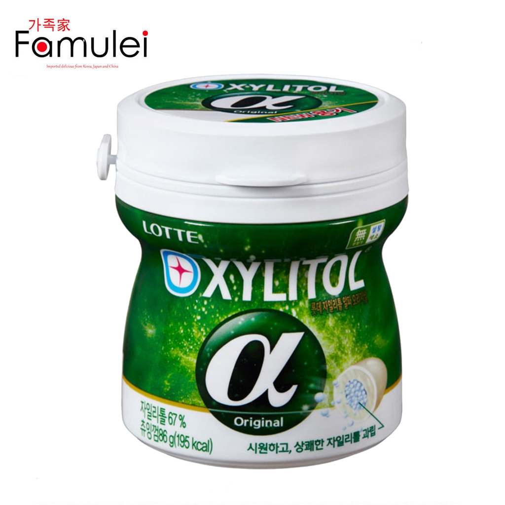 Lotte Xylitol Alpha Gum Original 86g Shopee Philippines