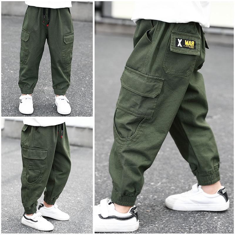 boys green cargo pants