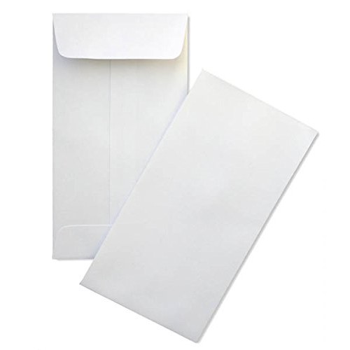 White JAM PAPER #5 Coin Envelopes 2 7/8 x 5 1/4 25/Pack 