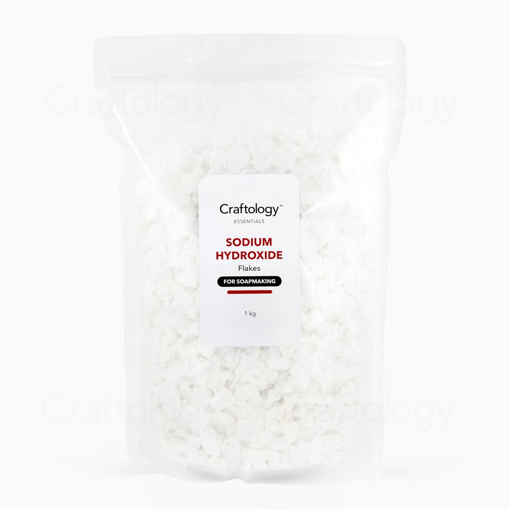 Sodium Hydroxide Flakes / Caustic Soda / Lye (1 kg) | Shopee Philippines