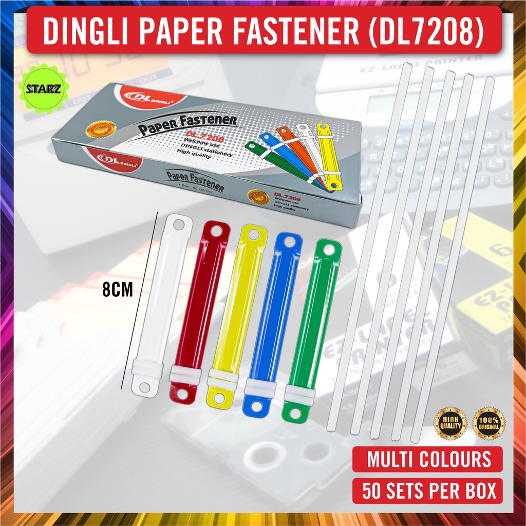 paper-fastener-colour-plastic-fastener-8cm-50set-box-shopee