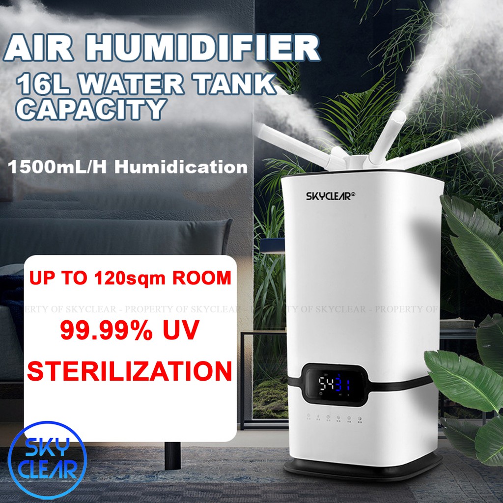 Ultrasonic Air Humidifier Disinfectant Fog Machine COMPLETE SET