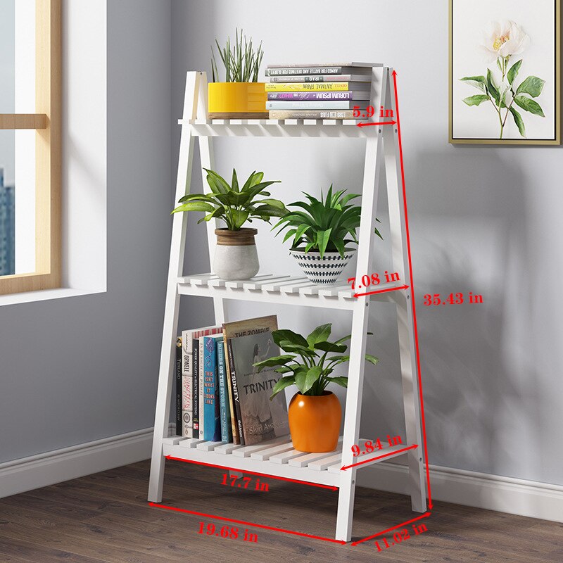 Generic lower Shelvesage Dis Display Unit Tier Ladder Shelf Bookcase Stand Home Storage Plant Flower Shelves Tier Ladder 