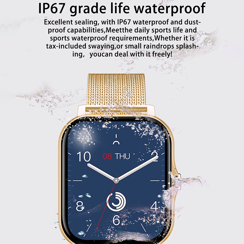 FILIEKEU Smart Watch Men Women Waterproof Sports Fitness Bluetooth Couple Touchscreen Stainless Steel Smartwatch - Image 6