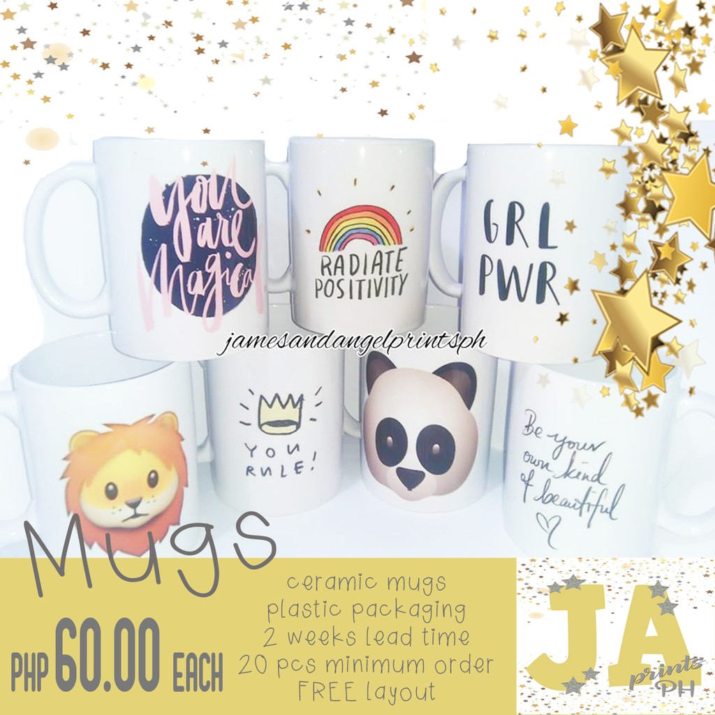 Customized Mugs Souvenirs Shopee Philippines