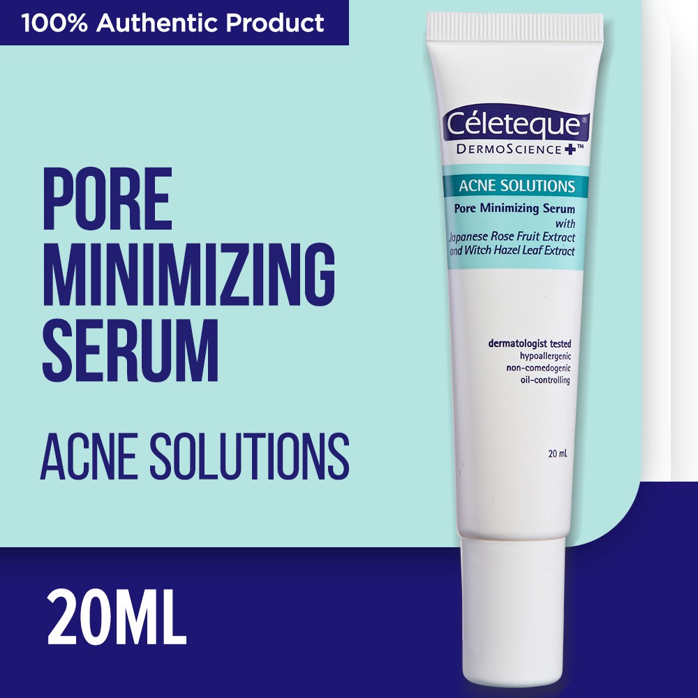 Céleteque Acne Solutions Pore Minimizing Serum 20mL Shopee Philippines