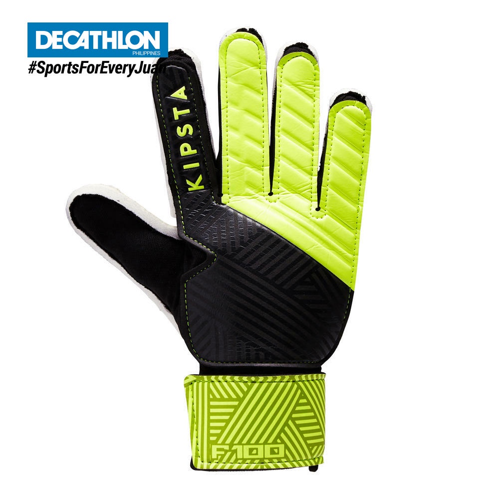 Decathlon Kipsta F100 Kids' Football Goalkeeper Gloves Shopee Philippines