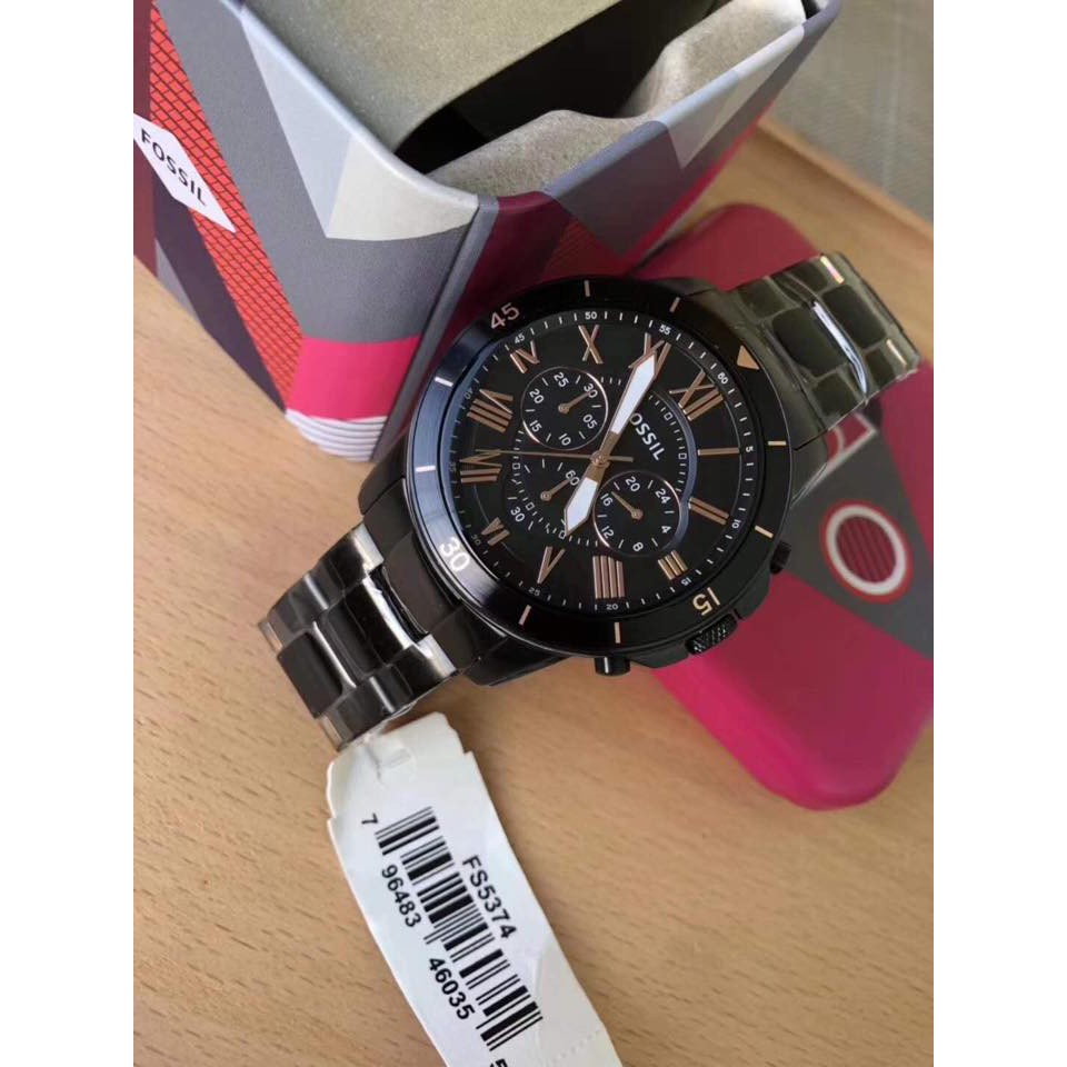 fossil men's silver sport watch