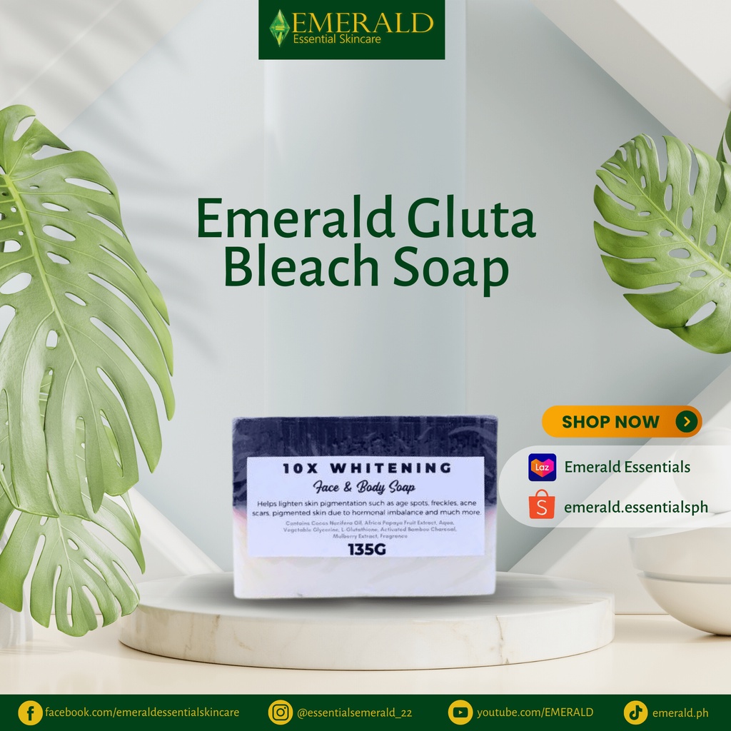 EMERALD GLUTATHIONE BLEACH It helps to reduce oily skin and acne