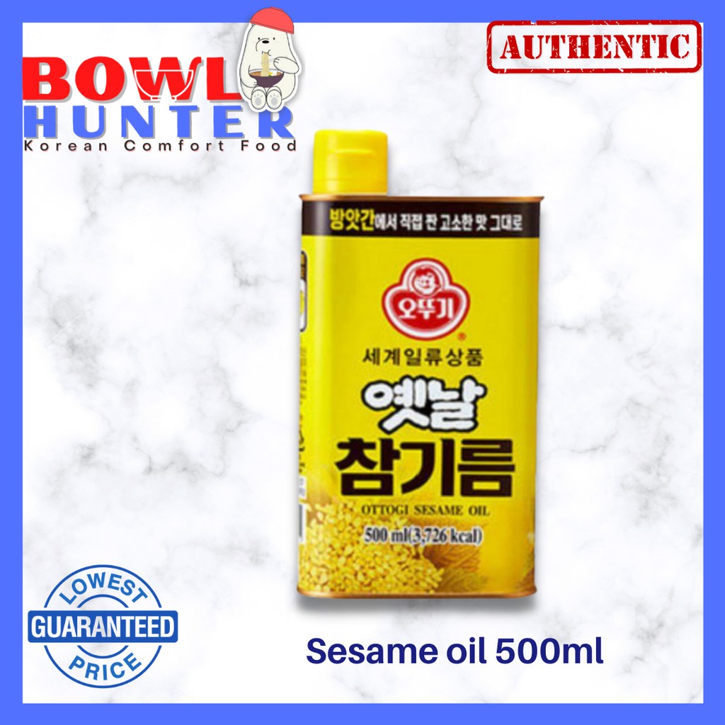 Ottogi Pure Korean Sesame Oil 450ml Authentic Korean Product Shopee