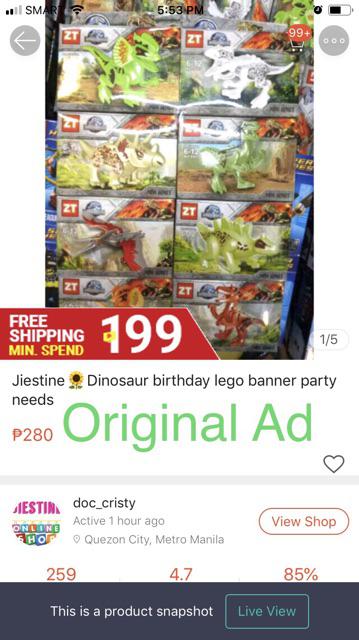 lego dinosaur party