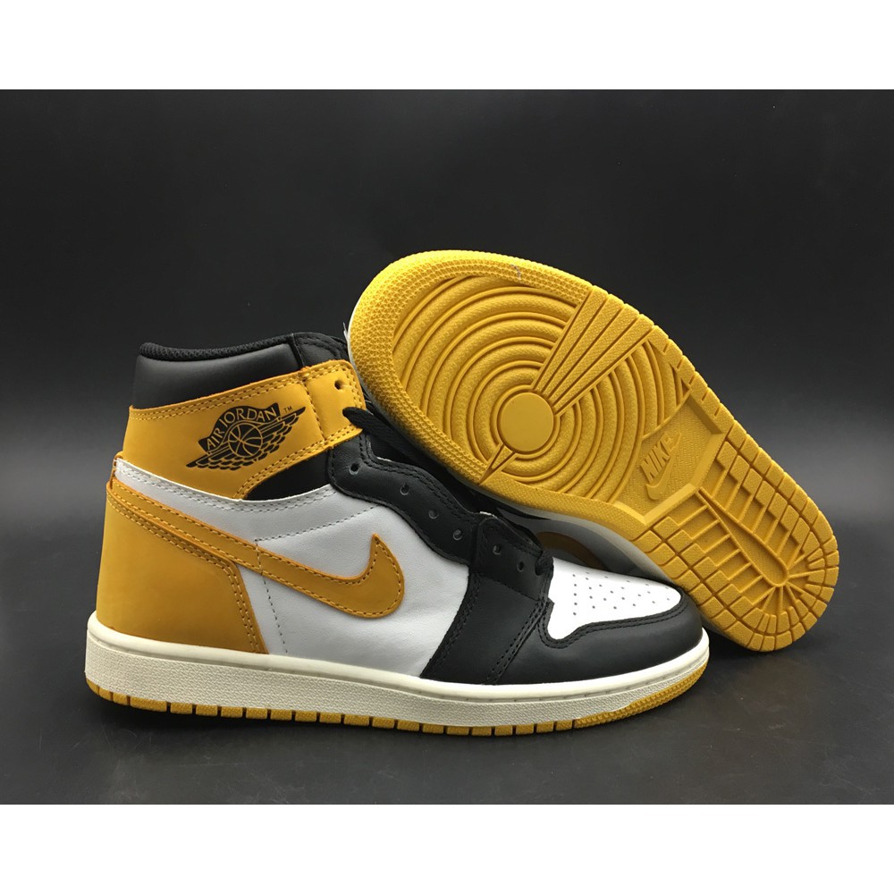 nike air jordan 1 retro high og yellow ochre