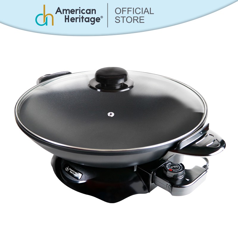 American Heritage Electric Wok AHEW6195 Shopee Philippines