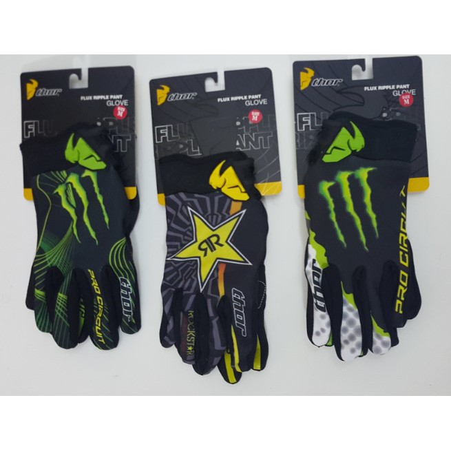 monster energy motocross gloves