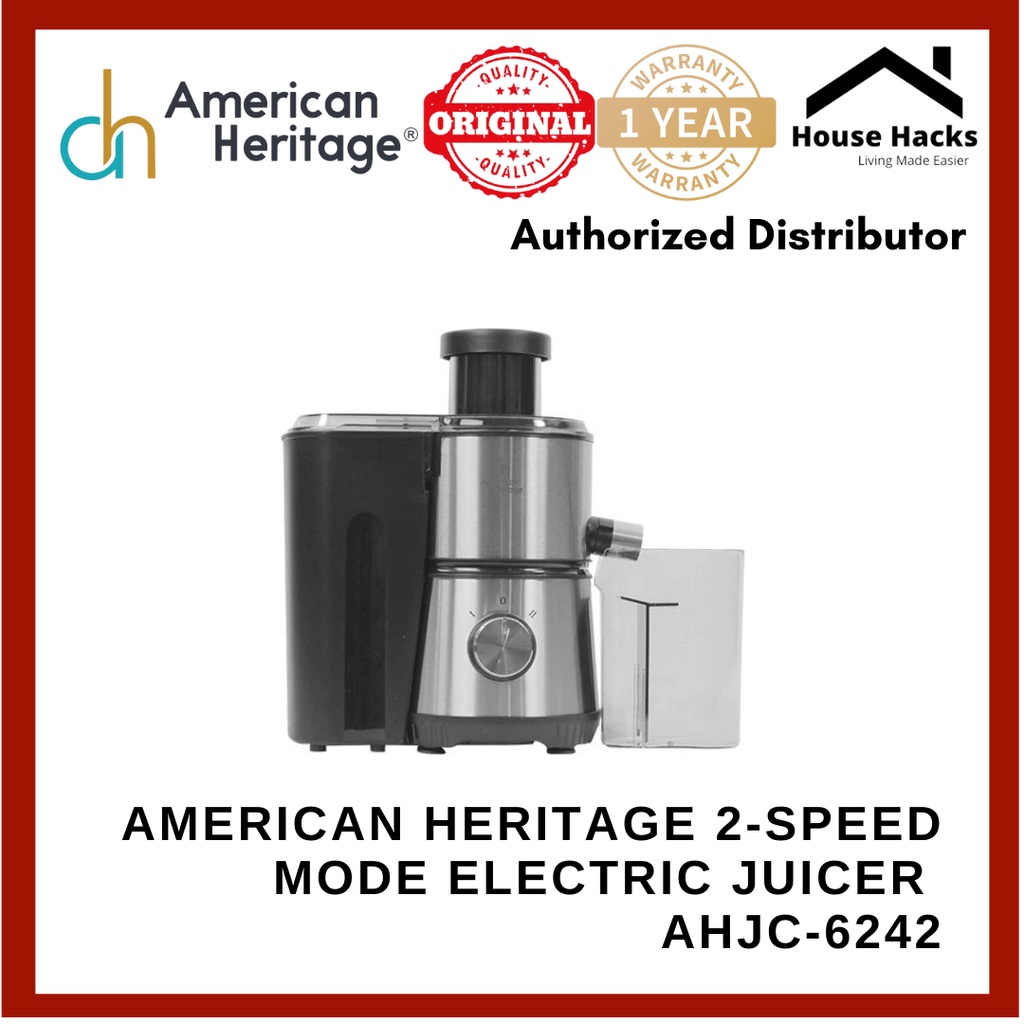 American Heritage 2Speed Mode Electric Juicer AHJC6242 (House Hacks
