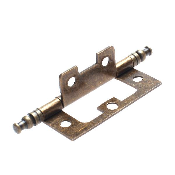 Antique Bronze Flush Hinge Home Kitchen Cupboard Cabinet Bathroom Door DIY