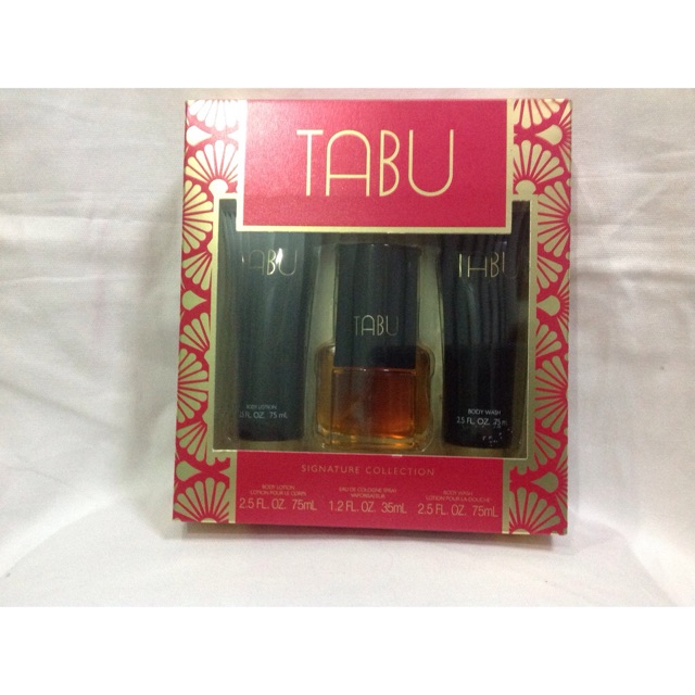 tabu perfume gift set