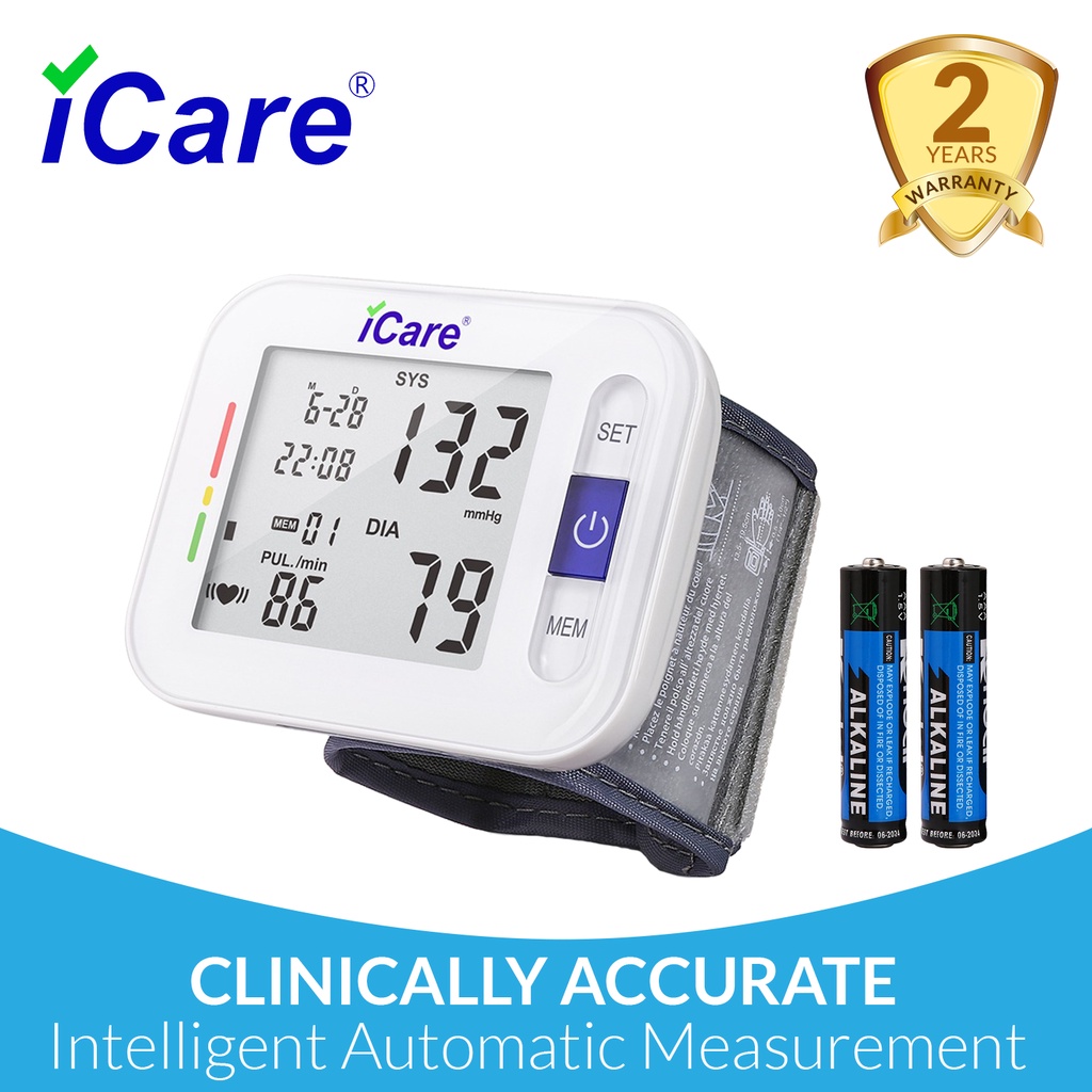 iCare®CK109 Wrist Electronic Blood Pressure Monitor Intelligent