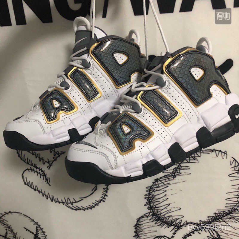 100 OriginalNi Ke / AIR leather snake basketball shoes casual shoes