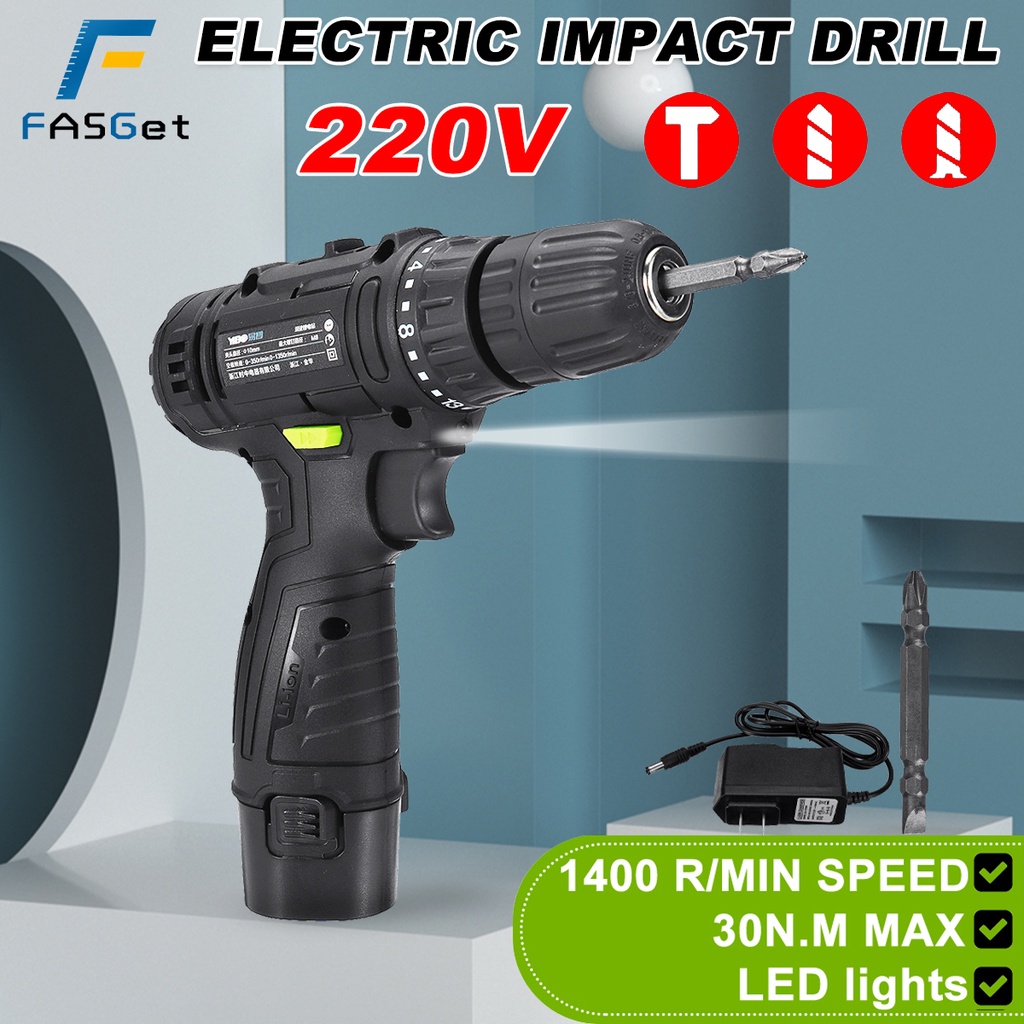 New 16.8V Wireless Impact Electric Cordless Screwdriver Power Tool 220V