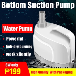 Submersible Aquarium Water Pump Fish Tank Powerhead Bottom Suction Pump Filter