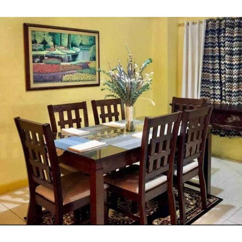 Dining Set (6 seater) Shopee Philippines