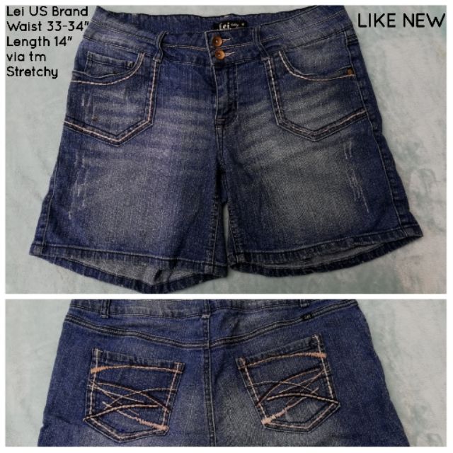 lei denim shorts