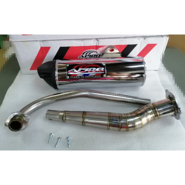 ORIGINAL APIDO PIPE V3 for XRM 125/XRM 110(chrome) | Shopee Philippines