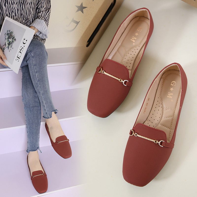 Women Fashion Flat doll shoes Korean Shoes GM78-28# | Shopee Philippines