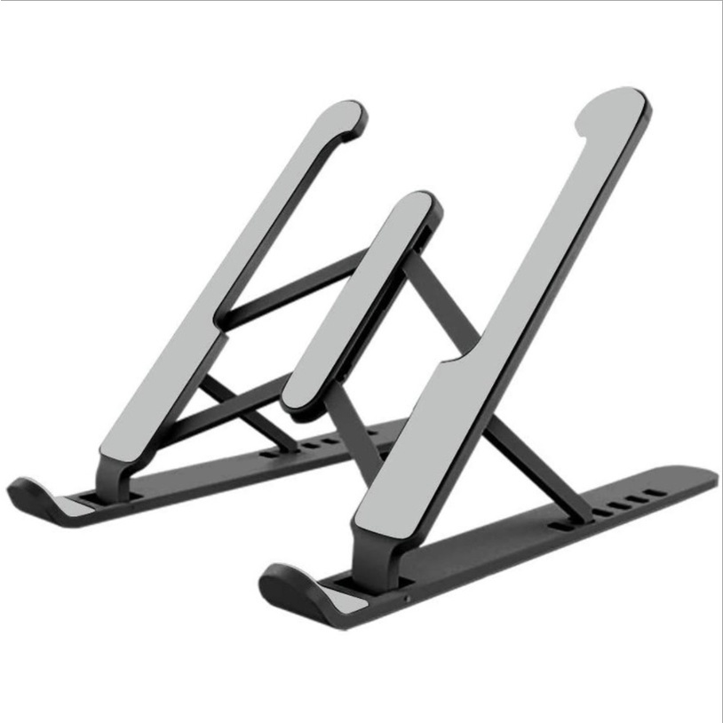 HomeCare Plastic and Aluminum Alloy Laptop Stand Portable Adjustable