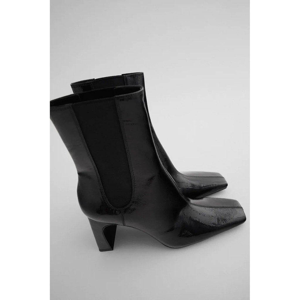 zara high heel ankle boots