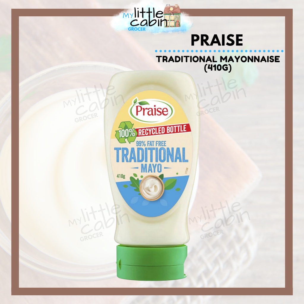 [AU] Praise Traditional 99 Fat Free Creamy Mayonnaise (410g) Shopee