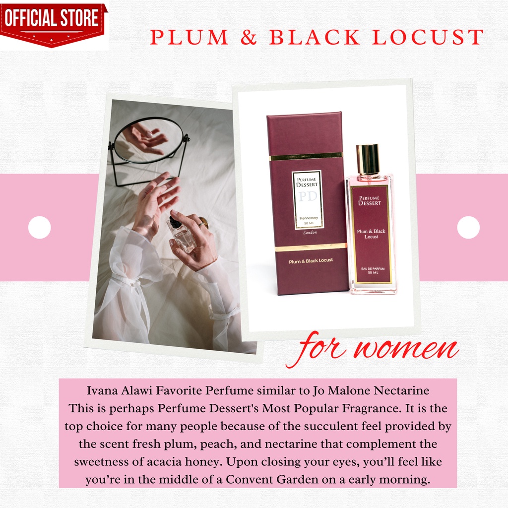 Perfume Dessert PLUM & BLACK LOCUST 50ml Shopee Philippines