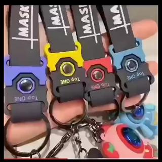 Cartoon Keychain Cute Astronaut Bear Doll Keyring Bag Pendant Couple ...