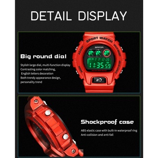 Sanda Men Fashion Digital Sports Watch Waterproof LED Chrono Alarm Clock #7