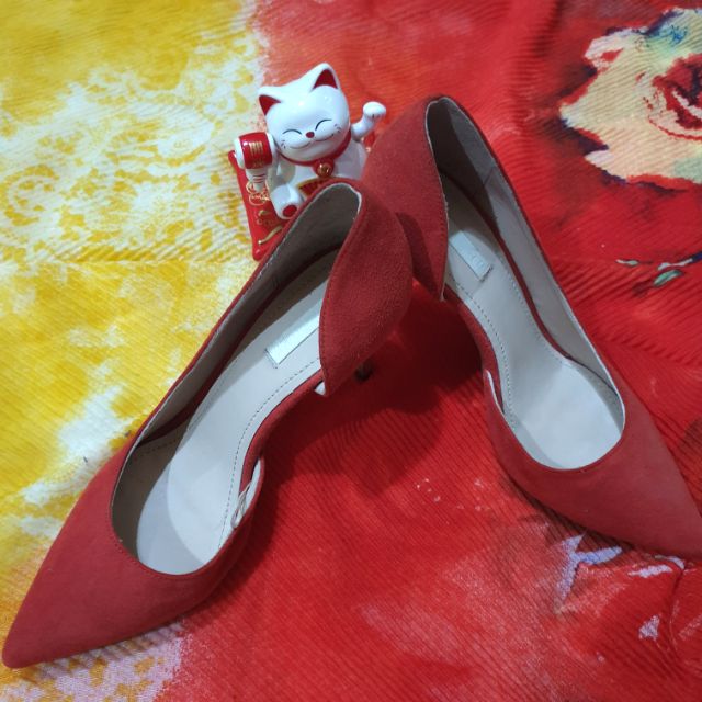 h&m red heels