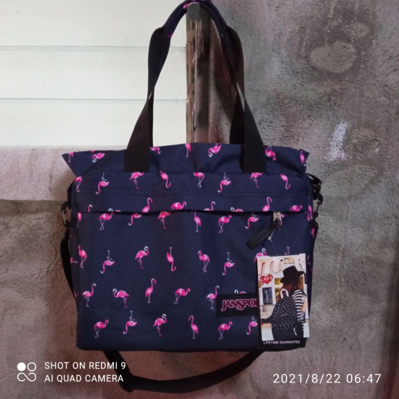 Jansport tote bag flamingo Shopee Philippines