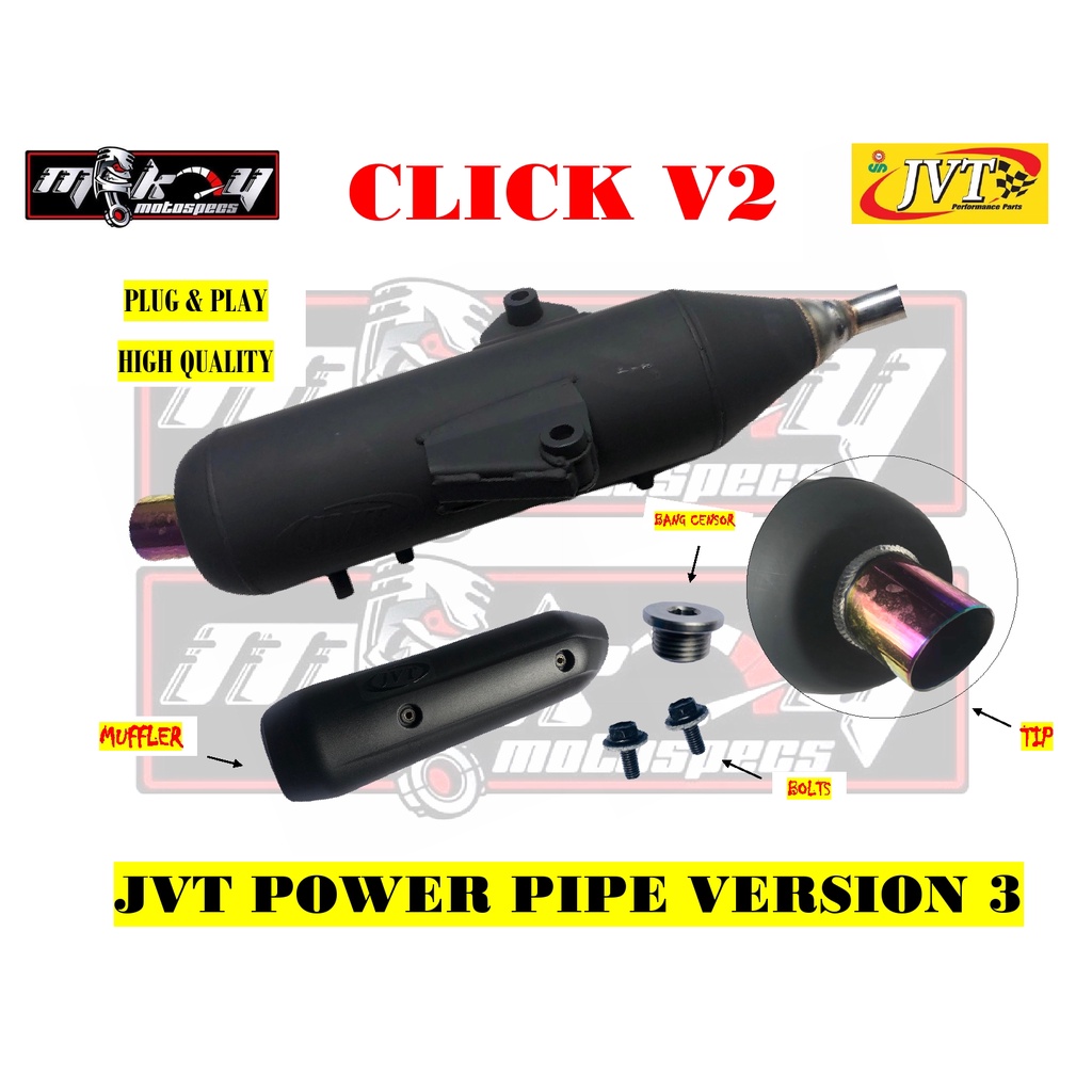 honda click 125i muffler
