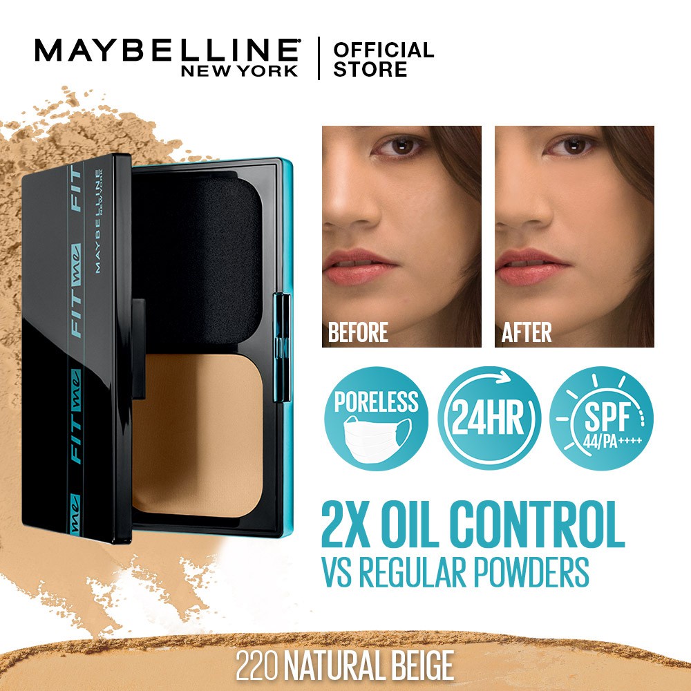 Maybelline Fit Me 24HR Powder Foundation w43d | Shopee Philippines