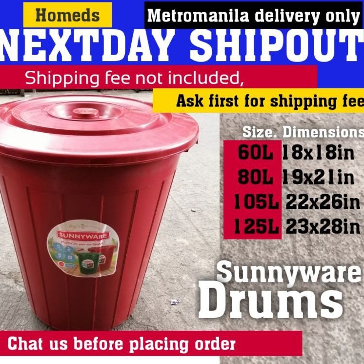 Water utility drum container metromanila Shopee Philippines
