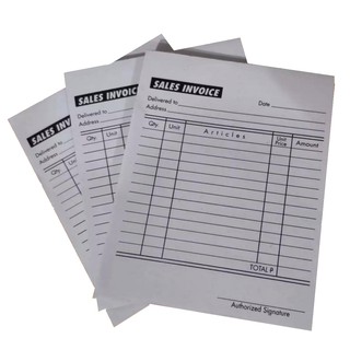 Sales Invoice/ Receipt Paper (1 Pad Only) | Shopee Philippines
