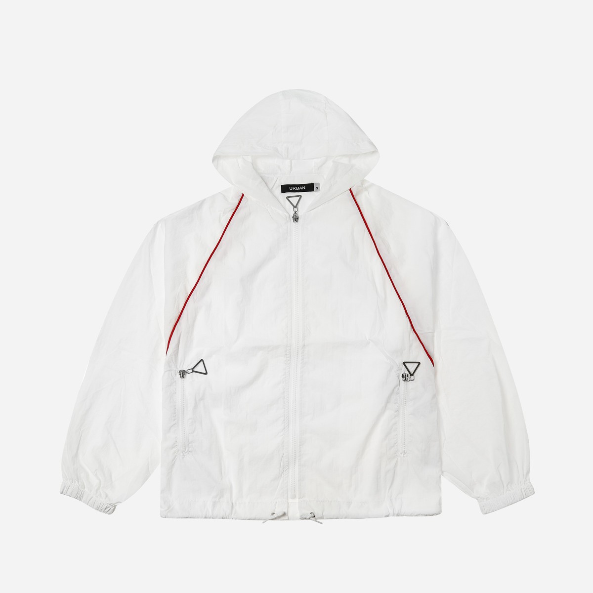 girls white zip up hoodie