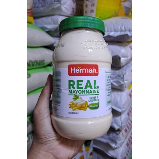 Herman Real Mayonnaise 946 ml Shopee Philippines